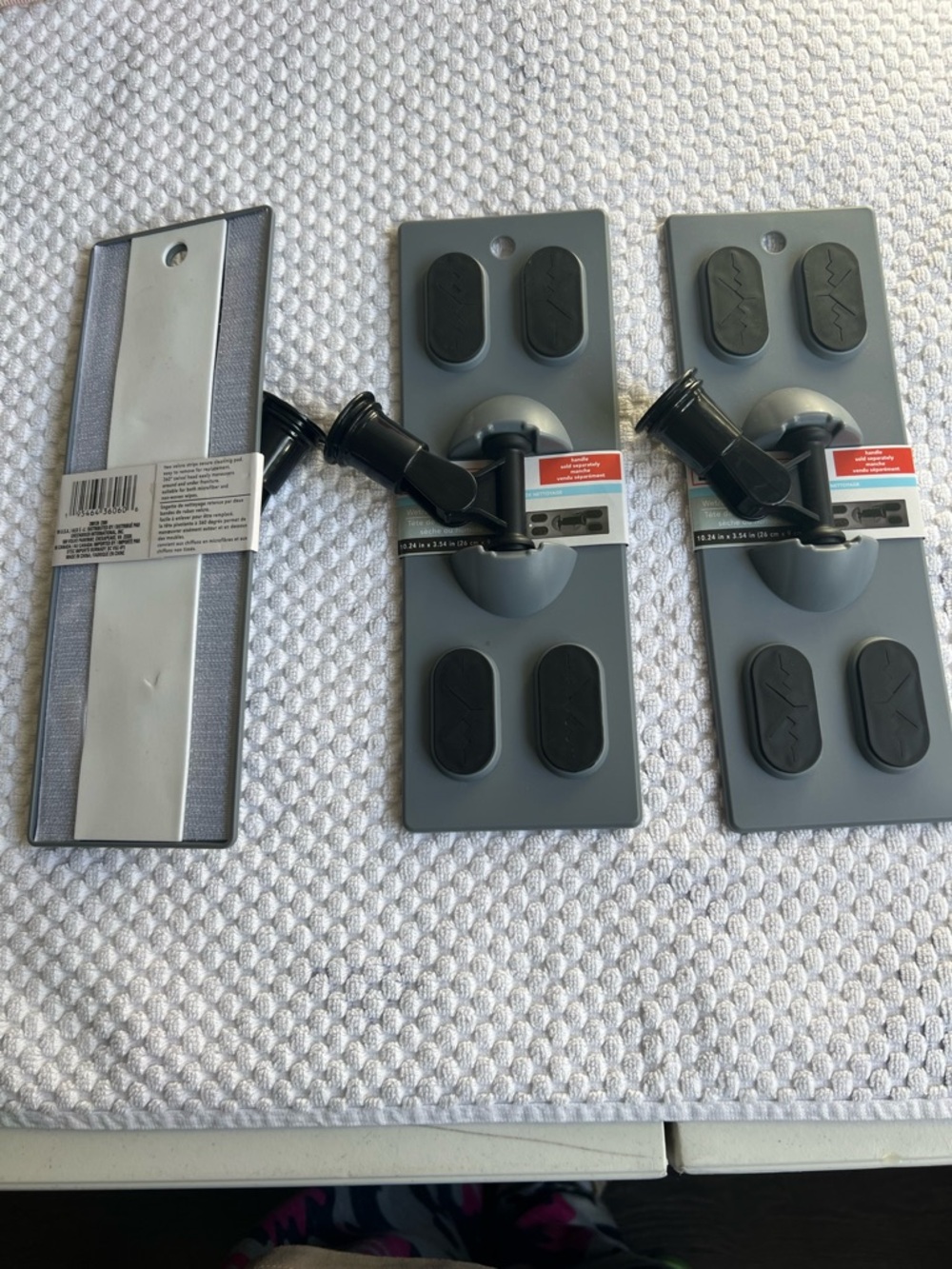 LOT of Universal Gray Broom and Mop Holders
